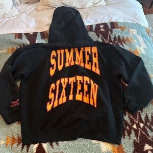 DRAKE LOOKING FOR REVENGE  'Summer Sixteen' Graphic HOODIE XL BLACK